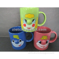 bulk porcelain coffee mug with faces for sale